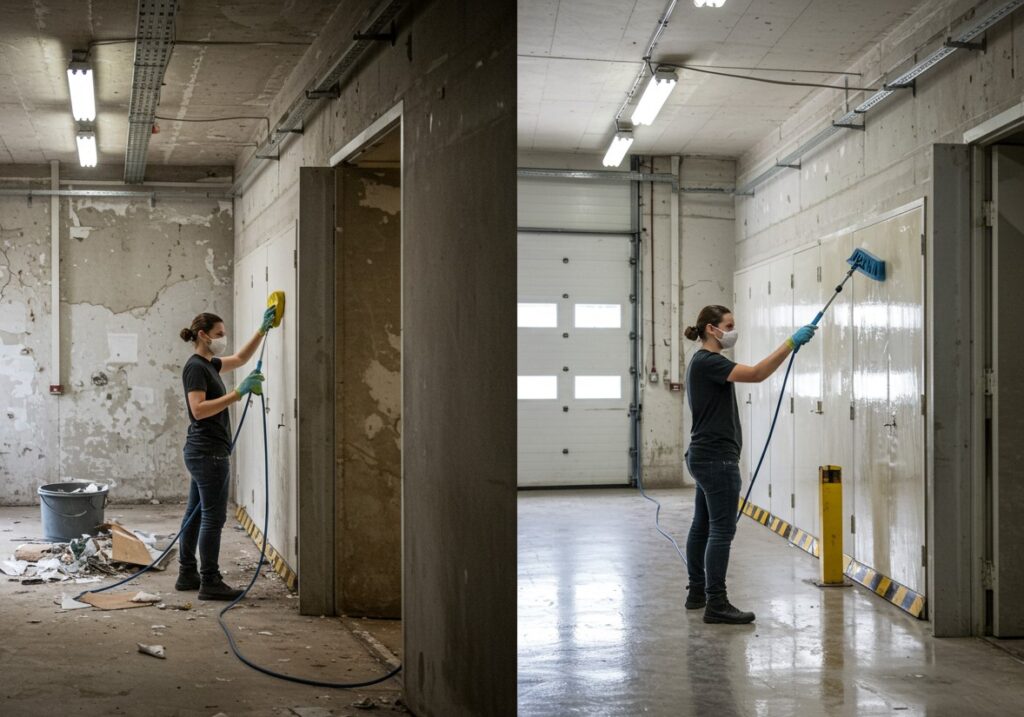 Before and after results of deep house cleaning in Sydney home