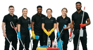 Professional Post Construction Cleaning service removing drywall dust and debris