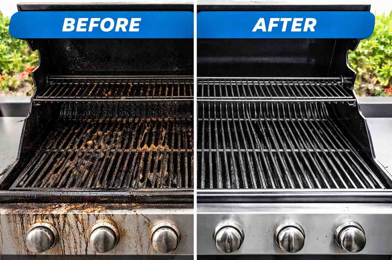 Oven before after